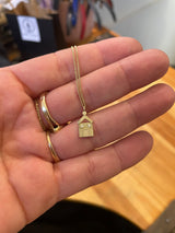 תליון בית משובץ יהלומים