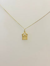 תליון בית משובץ יהלומים