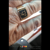 טבעת זהב משוחזרת מתמונה