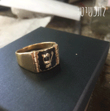 טבעת זהב משוחזרת מתמונה